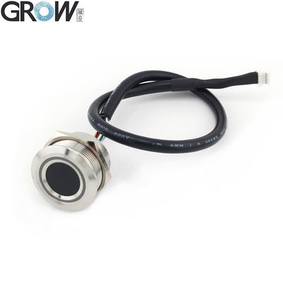 GROW R503PRO UART USB 1500 Capacity Round RGB LED Control DC3.3V Capacitive Fingerprint Module Sensor Scanner