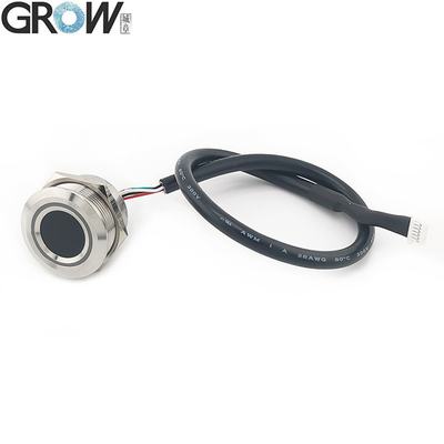 GROW R503PRO UART USB 1500 Capacity Round RGB LED Control DC3.3V Capacitive Fingerprint Module Sensor Scanner