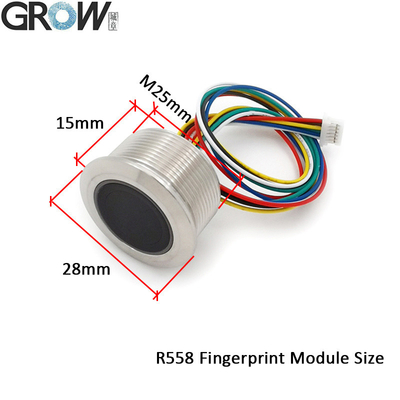 GROW KS220-S+R558 DC12V Two Relays Fingerprint Access Control Board With Self-locking/Ignition/Jog Mode With Admin/User