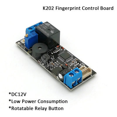 GROW K202+R502-A DC12V Low Power Consumption Fingerprint Access Control Board+R502-A Small Ring LED Fingerprint Module