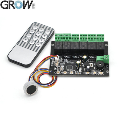 GROW K219-A+R502-F DC12V 6 リレー K219-A 指紋赤外線リモコンボード+R502-F 防水小型指紋モジュール
