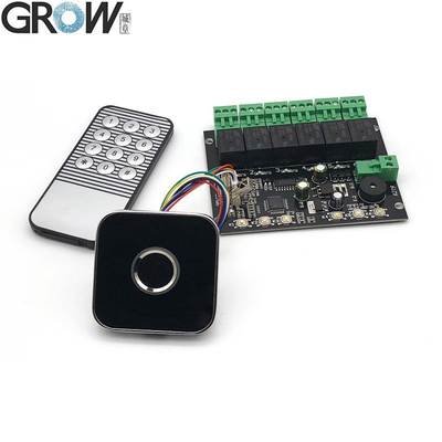 GROW K219-A+R502-AW 指紋 赤外線 リモコンボード ドア アクセス コントロール プログラム可能なタイム リレー出力