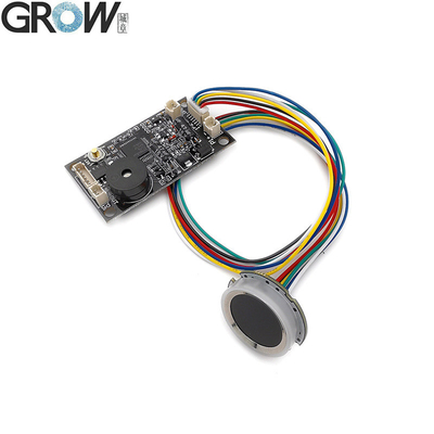 GROW KS200+R502-A 4*AA バッテリーまたはDC3.7V-6.5V モーター出力 円形リング インディケーターライト 指紋アクセス制御ボード