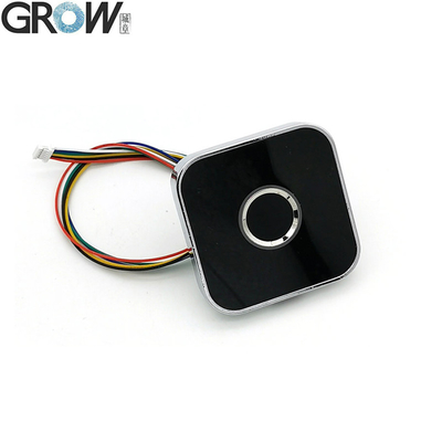 GROW R502-AW 亜鉛合金 丸いリング LED コントロール DC3.3V 容量式指紋センサー