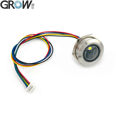 GROW GM861-LED 白色フィル照明 UART/USB 1D/2D バーコード QRコード バーコードスキャナーモジュール ステンレススチール製エンクロージャ付き